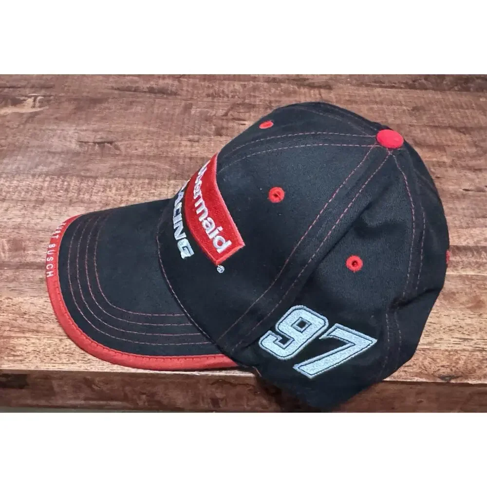 Vintage Kurt Busch Rubbermaid Racing NASCAR Cap Hat Adjustable #97 Roush